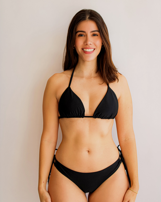 Midnight Opaline Coast Triangle Bikini